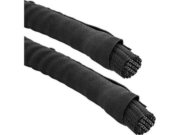 InLine 59995C, Musta, Polyesteri, -50 - 150 °C, 1 kpl, 2,5 cm, 5000 mm
