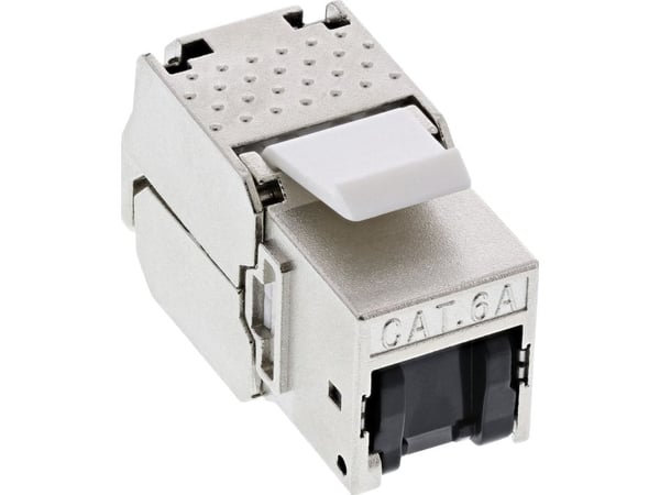 InLine 76202T, Flat, Grå, RJ-45, Hunkjønn, 10GBase-T, 22/26