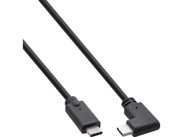 InLine USB 3.2 Gen.2 Kabel Type-C hann/han svart 1m – kabel – digital/data (35704W)
