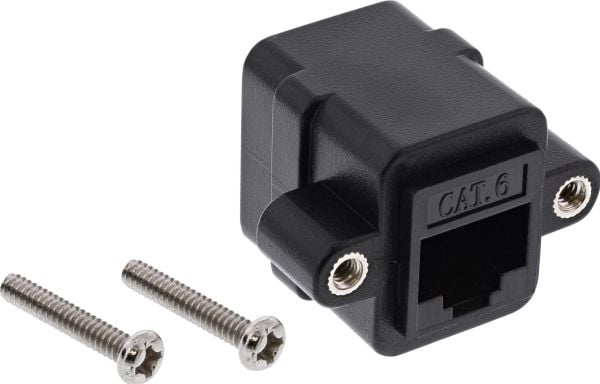 InLine 69990Y, RJ-45, RJ-45, Sort