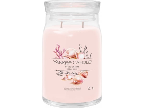 Yankee Candle 1629962E, Sylinteri, Vaaleanpunainen, Sitrus, Kukallinen, Vanilja, 90 h, 1 kpl