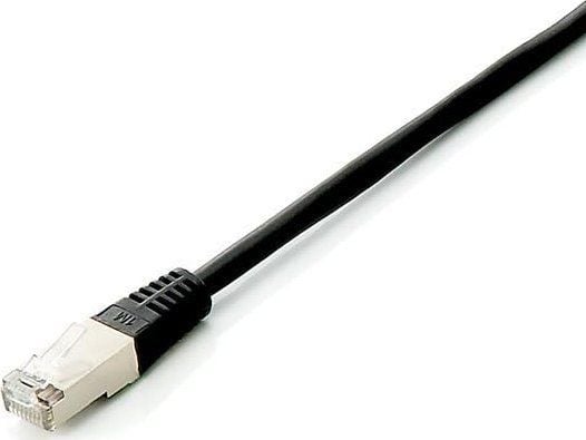 Equip 645690, 1 m, Cat6a, S/FTP (S-STP), RJ-45, RJ-45, Sort