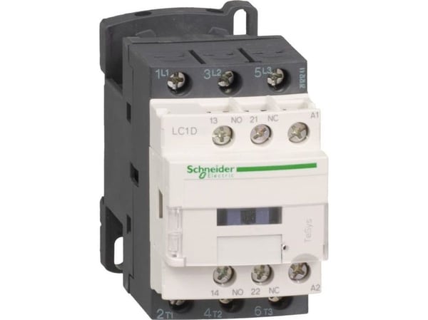 Schneider virtakontaktori 18A 3P 3P 48V AC 50Hz 1Z 1R LC1D18E5 Schneider virtakontaktori 18A 3P 3P 48V AC 50Hz 1Z 1R LC1D18E5