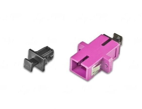 Lightwin LKUP SC-SC MM OM4 suojus elektroniseen liitäntään Musta - Violetti muovi (LKUP SC-SC MM OM4)