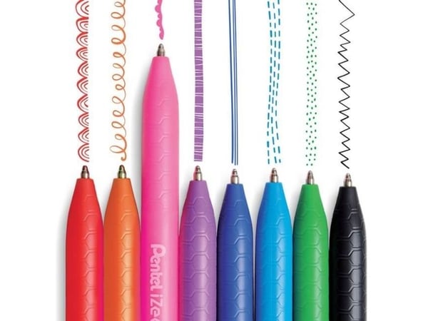Pentel BX470-F, Klips, Tynn spiss, Gjenfyllbar, Oransje, 1 stykker, Fint