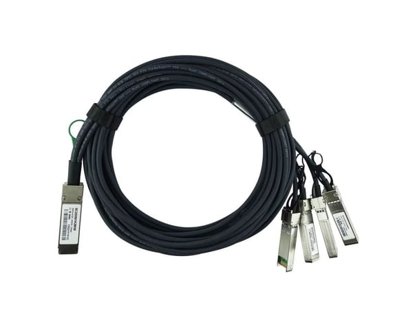 BlueOptics MCP7904-X002A-BL, 3 m, QSFP, 4xSFP+, Hankjønn/hankjønn