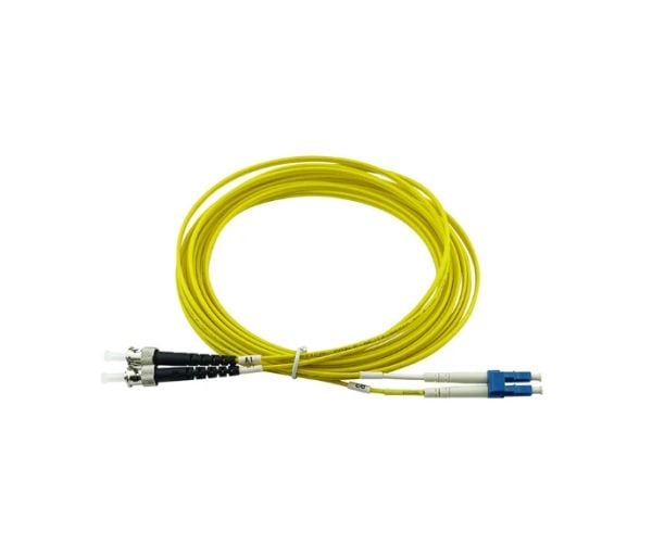Kompatibel Cisco CAB-SMF-ST-LC-5 BlueOptics dupleks fiberoptisk patchkabel, LC-UPC/ST-PC beige, 5 meter, singlemode, E9/125µm G.657.A1, inngangsdem...