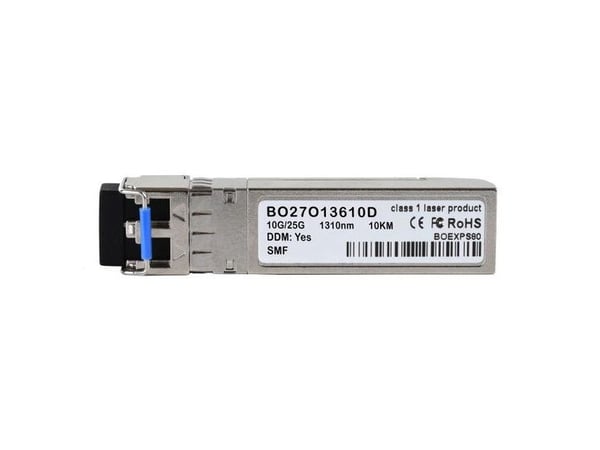 BlueOptics BO27O13610D-BO, Fiber optisk, 25000 Mbit/s, SFP28, LC, LR, 10000 m