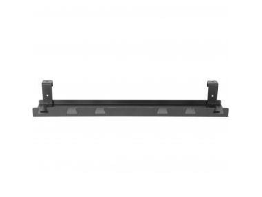 InLine 23198B Kabelbricka/hylla för montering under skrivbord/hylla - Svart - Längd 59cm, Bredd 13,1cm, Höjd 7,4cm