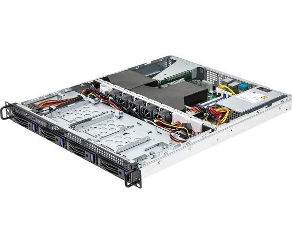 ASRock Rack 1U4LW-X570 - Server - rackmonterbar 1U - 1-veis - ingen CPU - RAM 0 GB - SATA - hot-swap 3.5" brønn(er) - uten HDD - AST2500 / Radeon G...