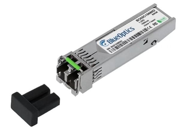 BlueOptics USFP-GB/ZX-D-R-BO, Fiber optisk, 1250 Mbit/s, SFP, LC, 80000 m, 1550 nm