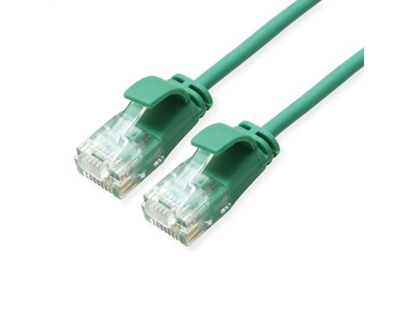 ROLINE GREEN 21.44.3936, 3 m, Cat6a, U/UTP (UTP), RJ-45, RJ-45, Grønn