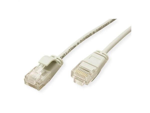ROLINE GREEN 21.44.3907, 5 m, Cat6a, U/UTP (UTP), RJ-45, RJ-45, Grå
