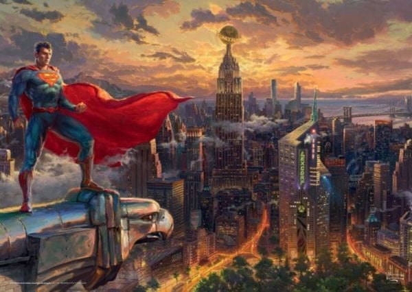 Thomas Kinkade Studios: DC - Teräsmies - Metropolisin suojelija, palapeli