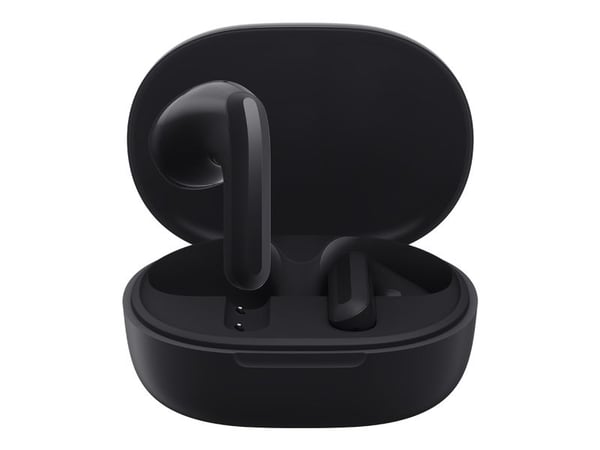 Xiaomi Redmi Buds 4 Lite - True wireless-hodetelefoner med mikrofon - ørepropp - Bluetooth - aktiv støydemping - svart