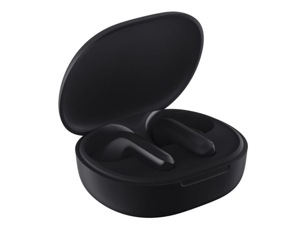 Xiaomi Redmi Buds 4 Lite - True wireless-hodetelefoner med mikrofon - ørepropp - Bluetooth - aktiv støydemping - svart
