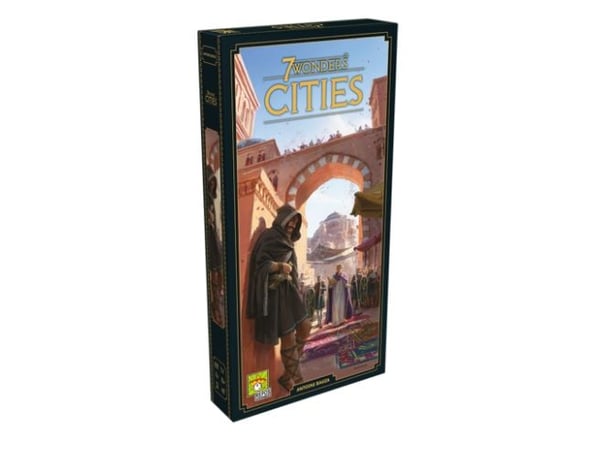 Asmodee 7 Wonders Cities, Lautapelin lisäosa, Strategia, 10 vuosi/vuosia, 40 min