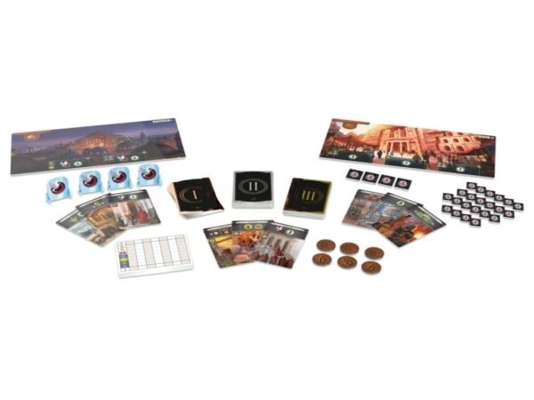 Asmodee 7 Wonders Cities, Lautapelin lisäosa, Strategia, 10 vuosi/vuosia, 40 min