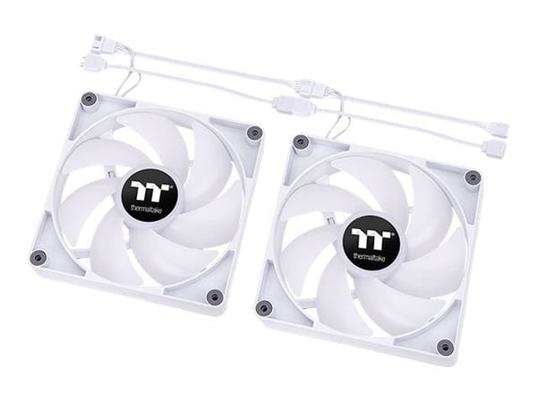 Thermaltake CT140 ARGB Sync - Kabinettvifte - 140 mm - hvit (en pakke 2)