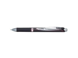 Pentel BLP77-BX, Uttrekkbar gelépenn, Rød, Sort, Sølv, Rund, Polykarbonat (PC), Ambidekstriøs