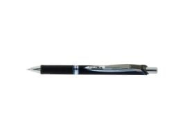 Pentel BLP77-CX, Sisäänvedettävä geelikynä, Sininen, Musta, Sininen, Hopea, 0,7 mm, Väriainepohjainen muste, Laatikko