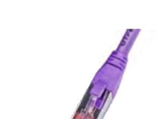 SLIM patchkabler SLIM UTP nettverkskabel lilla 0,1 m Cat6 U/UTP (UTP) (PKW-SLIM-KAT6 0,1 VT)