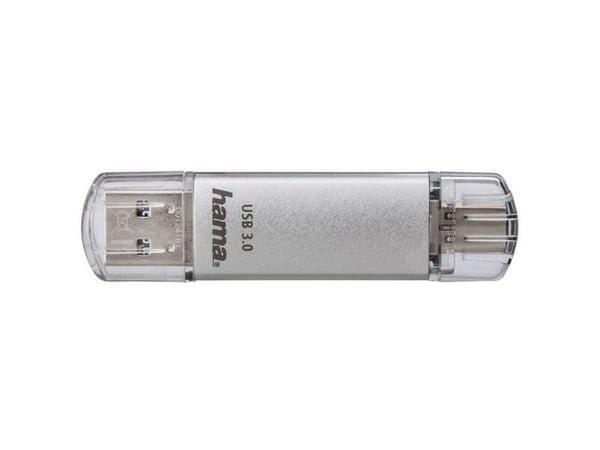 Hama 124161, 16 GB, 3.0 (3.1 Gen 1), USB Type-A connector, 70 MB/s, Keps, Silver
