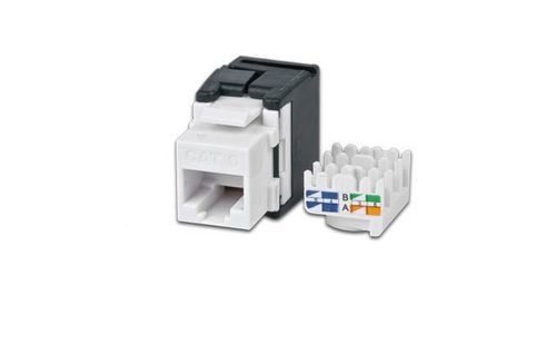 Wirewin WKS JACK KAT6A UTP, Flat, Sølv, RJ-45, Hankjønn, U/UTP (UTP), Plast