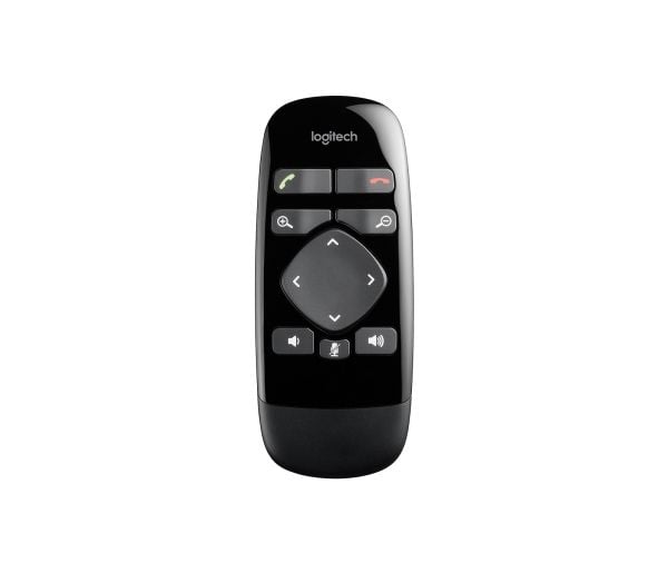 Logitech - Fjernkontroll for videokonferansesystem - svart