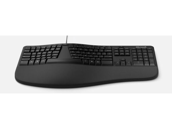 Microsoft Ergonomic Keyboard - Tastatur - USB - Fransk - svart