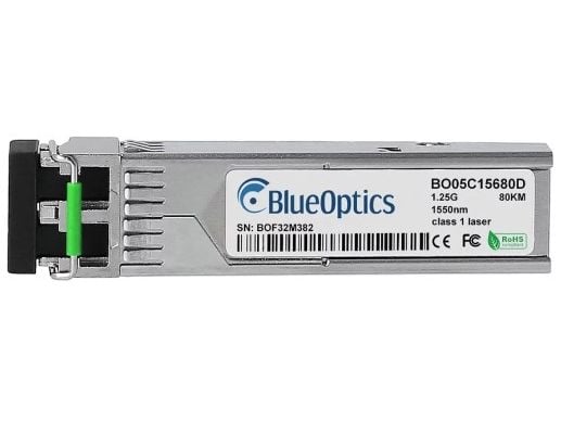 BlueOptics V50017-U468.K500-BO, Fiberoptikk, 1250 Mbit/s, SFP, LC, 80000 m, 1550 nm