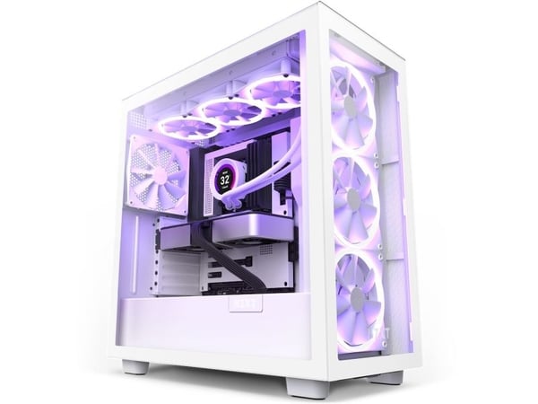 NZXT CM-H71EW-02, Midi Tower, PC, Hvit, ATX, Micro ATX, Mini-ATX, 3x 140 mm, 120,140 mm
