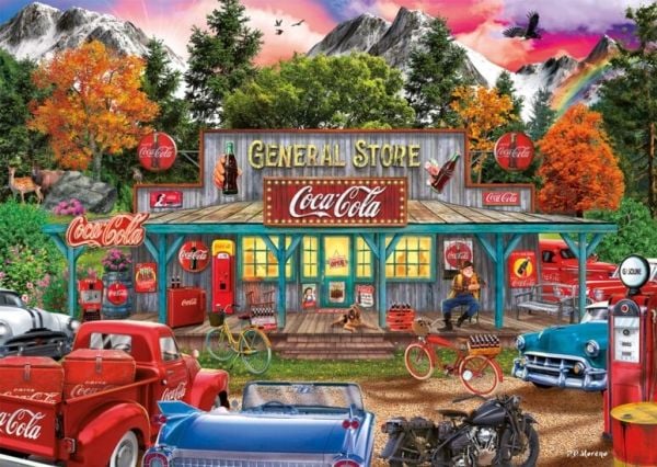 Coca-Cola - butik, pussel