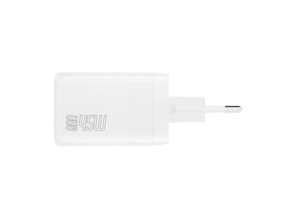 Laddare PDPlug Dual 45W GaN 2C