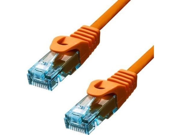 ProXtend 6AUTP-15O, 15 m, Cat6a, U/UTP (UTP), RJ-45, RJ-45, Oranssi