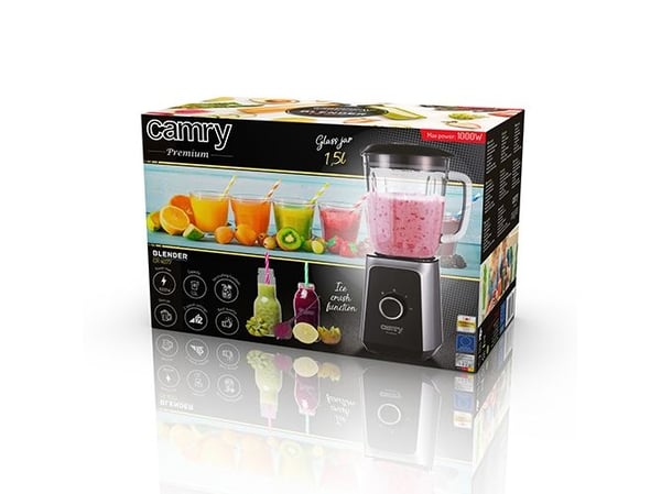Camry Premium CR 4077, Matlagingsblender, 1,5 l, Pulsfunksjon, 500 W, Sort