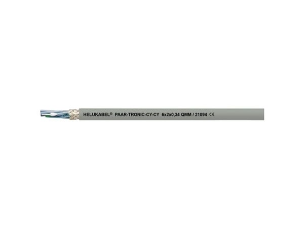 Helukapel 21066-100 Datakaapeli 3 x 2 x 0,14 mm² Grå 100 m