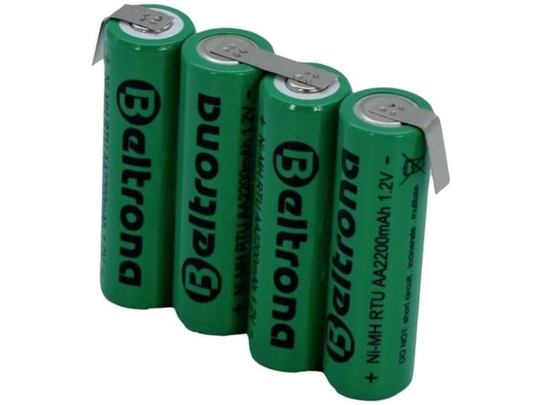 Beltrona batteripakke RTU4AAZ, celler: 4, R6 (AA), Z-loddetapp, NiMH 4,8 V 2200 mAh
