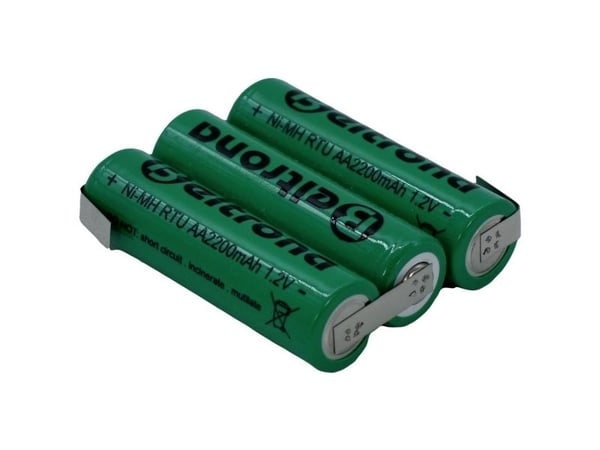 Beltrona RTU3AAZ batteripakke 3x R6 (AA) Z-loddefane NiMH 3,6 V 2200 mAh