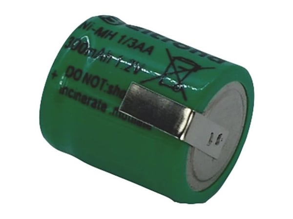 Beltrona 1/3AA Special-batteri 1/3 AA Z-loddefane NiMH 1,2 V 300 mAh, 1 stk