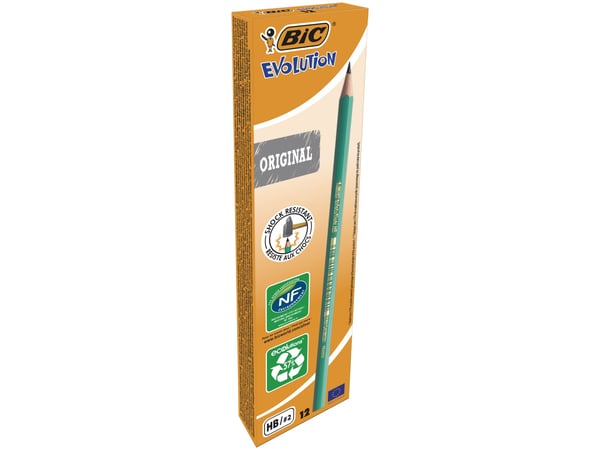 Bic Ołówek Ecolutions Evolution HB bez gumki (47K006B)