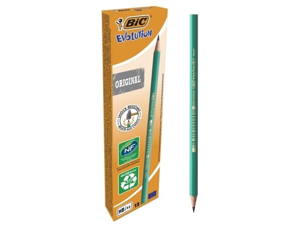 Bic Ołówek Ecolutions Evolution HB bez gumki (47K006B)