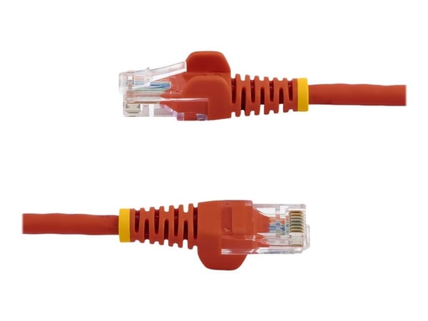 StarTech.com 2m Red Cat5e / Cat 5 Snagless Patch Cable - Patchkabel - RJ-45 (han) til RJ-45 (han) - 2 m - UTP - CAT 5e - formet, knastfri - rød