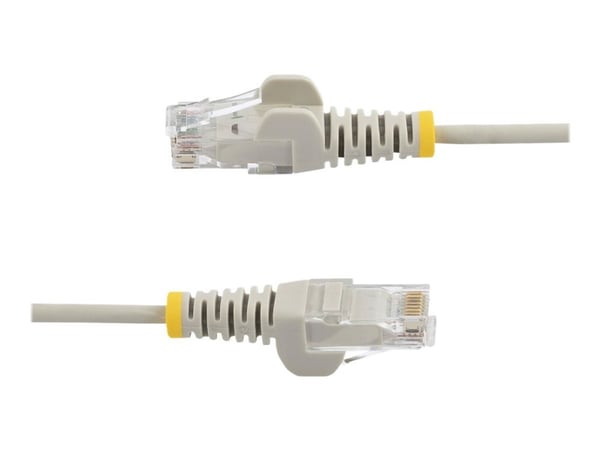 Startech 1.5m Slim LSZH CAT6 Ethernet Cable, 10 Gigabit Snagless RJ45 100W PoE Patch Cord, CAT 6 10GbE UTP Network Cable w/Strain Relief, Grey, ETL...