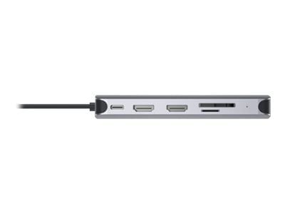 i-Tec Nano Dock - Dokkingstasjon - USB 3.0 / USB4 / Thunderbolt 4 - VGA, 2 x HDMI - 1GbE - 100 watt - Europa