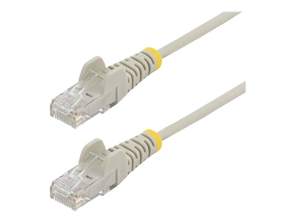 Startech 1.5m Slim LSZH CAT6 Ethernet Cable, 10 Gigabit Snagless RJ45 100W PoE Patch Cord, CAT 6 10GbE UTP Network Cable w/Strain Relief, Grey, ETL...