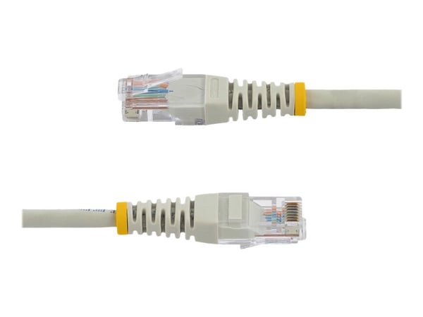 StarTech.com 10m Gray Cat5e / Cat 5 Snagless Ethernet Patch Cable 10 m - Patchkabel - RJ-45 (han) til RJ-45 (han) - 10 m - UTP - CAT 5e - knastfri,...