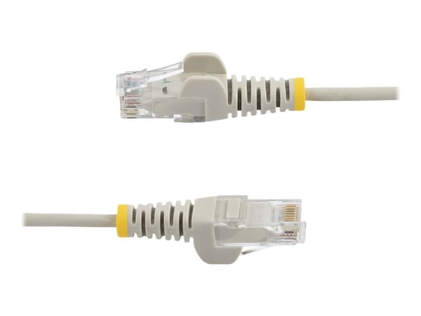 Startech 3m Slim LSZH CAT6 Ethernet Cable, 10 Gigabit Snagless RJ45 100W PoE Patch Cord, CAT 6 10GbE UTP Network Cable w/Strain Relief, Grey, ETL, ...