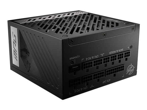 MSI MPG A850G PCIE5 - Nätaggregat (intern) - ATX12V / EPS12V - 80 PLUS Gold - AC 100-240 V - 850 Watt - aktive PFC