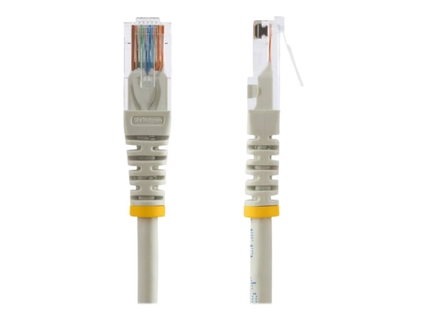 StarTech.com 10m Gray Cat5e / Cat 5 Snagless Ethernet Patch Cable 10 m - Patchkabel - RJ-45 (han) til RJ-45 (han) - 10 m - UTP - CAT 5e - knastfri,...